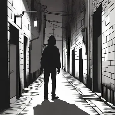 As the teenager ventured into the dark alley, he could hear the faint echoes of footsteps, making his paper round an eerie and chilling experience.