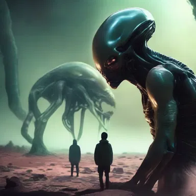 In the novel, the protagonist was deluded by an alien species into believing that they had come in peace.