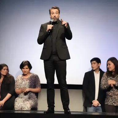 The comedian deluded the audience with a hilarious punchline that caught everyone by surprise.