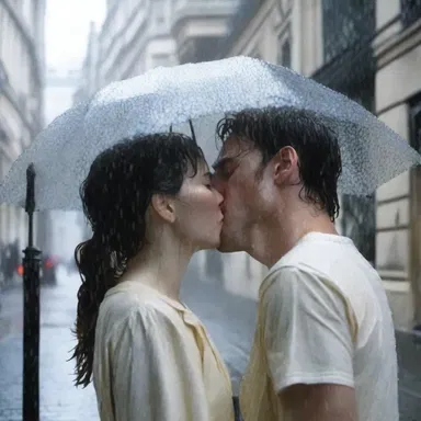 In the romantic movie, the scene where the main characters share a passionate kiss in the rain creates an isotonic solution that intensifies the emotional connection between them.