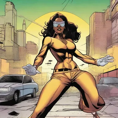 In the comic book series, the conductress was a superhero with the ability to control and manipulate energy, using her powers to maintain order in the city.
