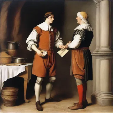 During the Renaissance period, a gentleman's manservant would often help his employer with daily tasks and personal needs.