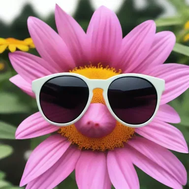 Why did the flower wear sunglasses? Because it didn't want anyone to see its bracteate fashion!