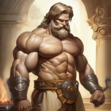 In Greek mythology, Hephaestus was considered the power worker of the gods, forging weapons and creating impressive machinery.