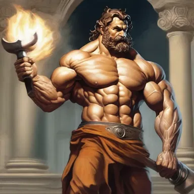In Greek mythology, Hephaestus was considered the power worker of the gods, forging weapons and creating impressive machinery.