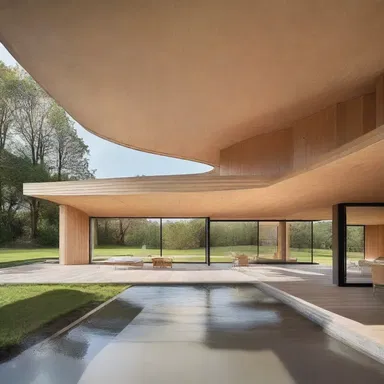 The modern and innovative design of the house blew out of the water all traditional architectural norms.