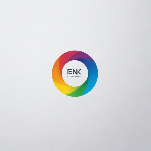 A professional and minimalist company logo with a blend of vibrant colours and modern typography.