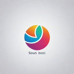 A professional and minimalist company logo with a blend of vibrant colours and modern typography.