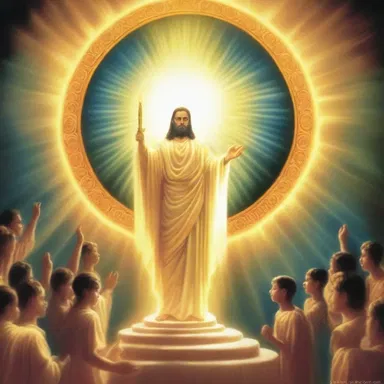 The deity's divine power allowed them to create a projectile of holy light.