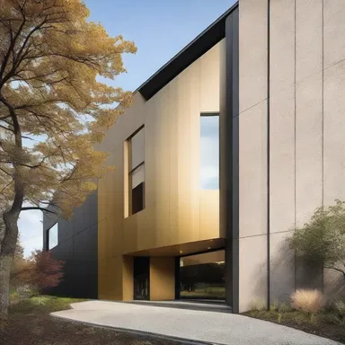 The architect incorporated a unique projectile element into the design of the building, adding a dynamic and modern touch.