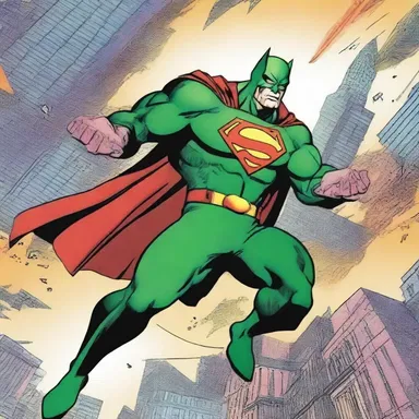 In the latest issue of the superhero comics, the villain launched a powerful projectile to destroy the city.