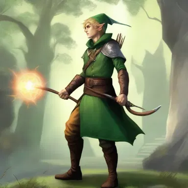 In the epic fantasy series, the elf archer shot a magical projectile infused with elemental power to defeat the dragon.