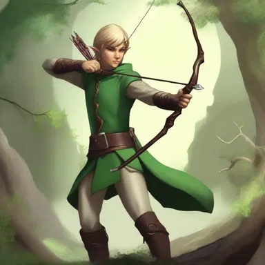 In the epic fantasy series, the elf archer shot a magical projectile infused with elemental power to defeat the dragon.