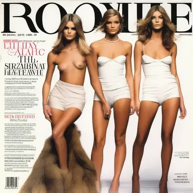 The fashion magazine syndicated the runway photos to various publications.