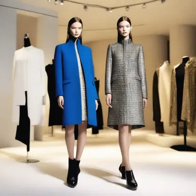 High-end fashion designers often syndicate with well-known retailers to showcase their latest collections.