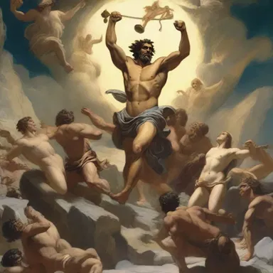 In Greek mythology, the hustle among the gods and goddesses of Mount Olympus created chaos and excitement.