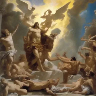 In Greek mythology, the hustle among the gods and goddesses of Mount Olympus created chaos and excitement.