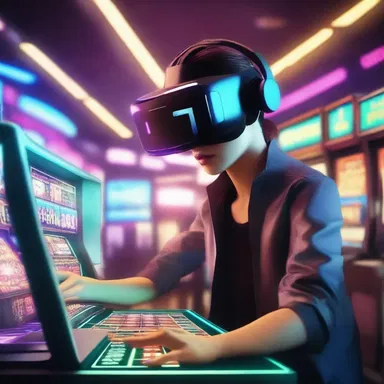 In the futuristic world of the novel, the protagonist uncovers a high-tech hustle involving virtual reality gambling.