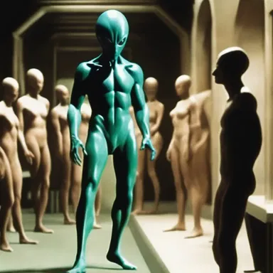 The alien race used mind control to hustle humans into obeying their every command.