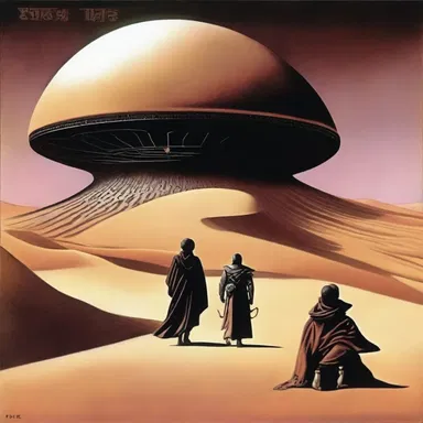 The novel 'Dune' by Frank Herbert is an embodiment of a future society ruled by interstellar feudalism.