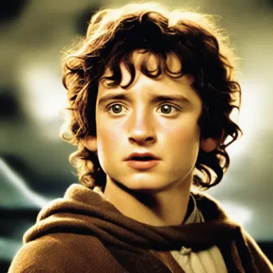 The character Frodo Baggins from 'The Lord of the Rings' is an embodiment of the innocent hero tasked with a great quest.