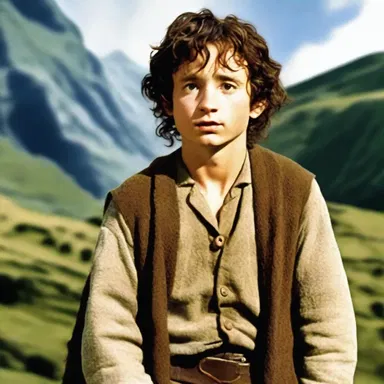 The character Frodo Baggins from 'The Lord of the Rings' is an embodiment of the innocent hero tasked with a great quest.