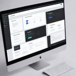 A modern and intuitive UI/UX web design, prioritizing user experience with straightforward navigation, thoughtful layouts, innovative graphics and engaging interactivity.