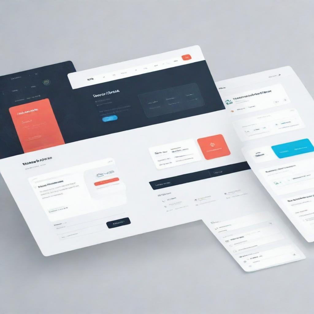 A modern and intuitive UI/UX web design, prioritizing user experience with straightforward navigation, thoughtful layouts, innovative graphics and engaging interactivity.