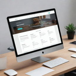 A modern and intuitive UI/UX web design, prioritizing user experience with straightforward navigation, thoughtful layouts, innovative graphics and engaging interactivity.