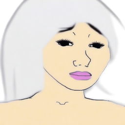 A high-quality digital art piece that combines the iconic Wojak meme with the likeness of Kylie Jenner