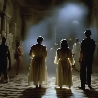 The film used artistic techniques to portray a dream sequence, where the characters moved in and out of a haze of confusion.