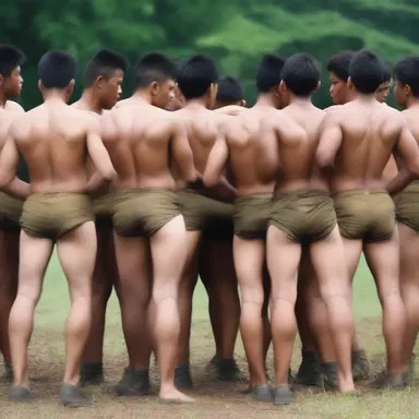 The film showcased the intense hazing rituals undergone by the characters during their military training.