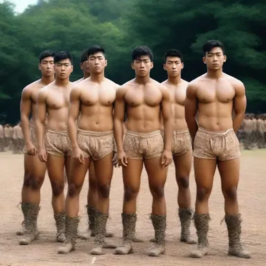 The film showcased the intense hazing rituals undergone by the characters during their military training.