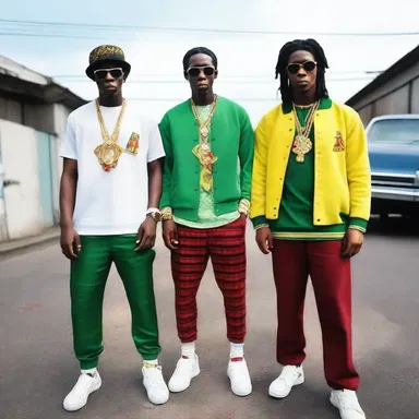 The yardie fashion trend is gaining popularity among young people who want to emulate the style of Jamaican gangsters.