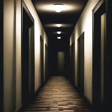 As the protagonist entered the dark passage, eerie sounds echoed through the narrow corridor.