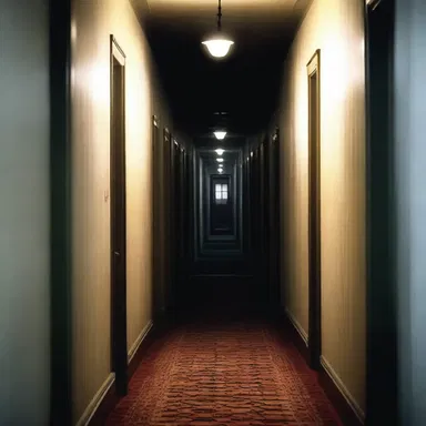 As the protagonist entered the dark passage, eerie sounds echoed through the narrow corridor.