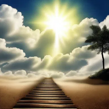 The passage to heaven is believed to be through a righteous life.