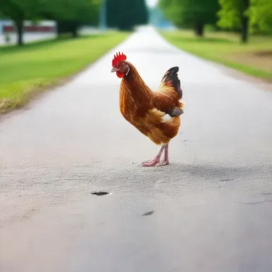 Why did the chicken cross the road? To prove to the possum that it was possible even without a passage.