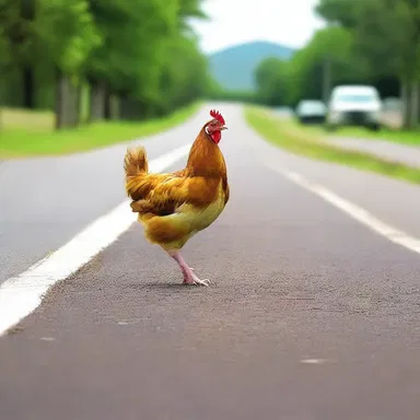 Why did the chicken cross the road? To prove to the possum that it was possible even without a passage.