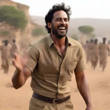 The actor's performance was captivating as he portrayed the passage of emotions from joy to despair on the big screen.