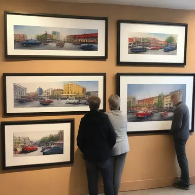 The artists who participated in the exhibition had a wonderful time, but it was time to check out of the hotel and head home.