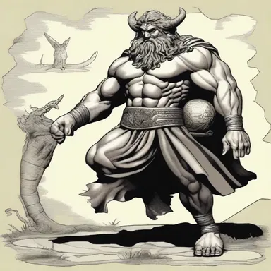 In Greek mythology, the hero had to check out his bank account to finance his quest to defeat the monstrous creature.