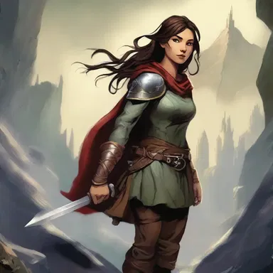 The undaunted heroine, determined to overcome every obstacle, embarks on a perilous journey to save her kingdom.