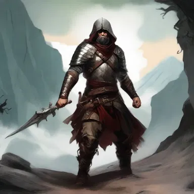 The fearless warrior embarked on a treacherous quest, undaunted by the dangers that lay ahead.