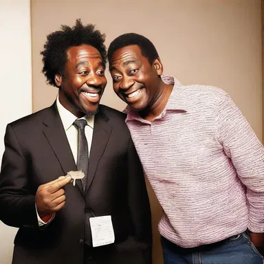 The comedian told a joke about a quester who kept searching for their misplaced keys.