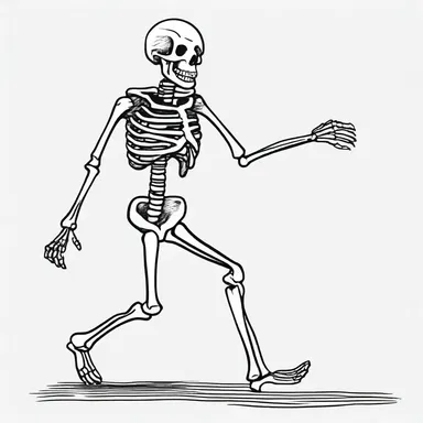 Why did the skeleton break his shin? Because he didn't have the guts to run away!