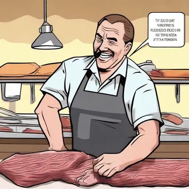 Why did the butcher become a comedian? Because he always had a funny line about a shin of meat!