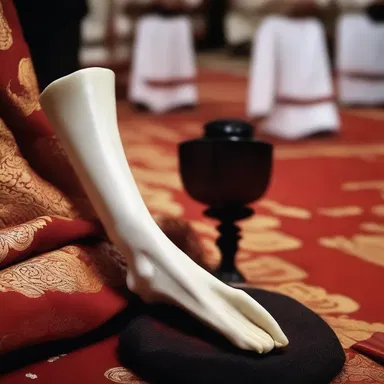 In some religious ceremonies, a shin bone is used as a symbolic offering.