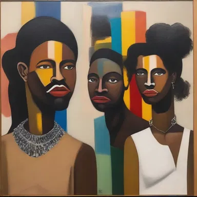 The artist's high-minded paintings explored themes of social justice and equality.