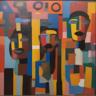 The artist's high-minded paintings explored themes of social justice and equality.